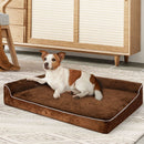 Pawz Orthopedic Dog Bed Memory Foam Cushion Cat Calming Mat Washable M Coffee