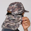 Ocean & Earth Bingin Lightweight 5-Panel Adjustable Legionnaire Cap (Camo)