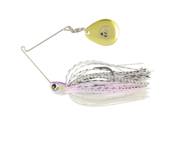 TT Lures 1/8oz Vortex+ Spinnerbait Fishing Lure - PURPLE GLIMMER