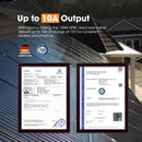 San Hima 120W Mono-HPBC Fixed Solar Panel Bypass Power Camping Caravan Battery