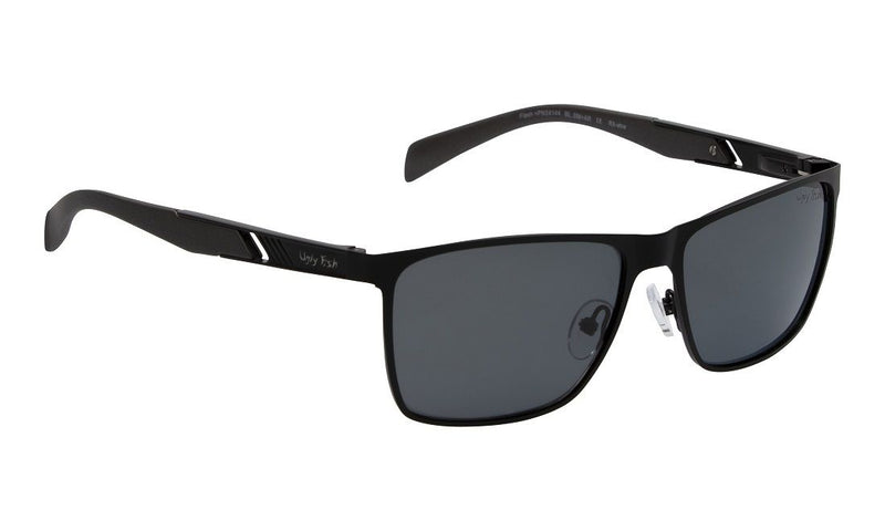Ugly Fish Flash PN24144 Aluminium Black Frame/Smoke Lens Polarised Sunglasses