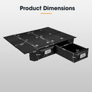 San Hima Lightweight 2X 1300mm 4WD Rear Drawer System Universal DIY