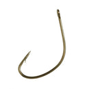 Bulk Box of 1000 Eagle Claw Lazer Sharp L141 Bronze Kahle Wide Gap Fishing Hooks