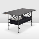 San Hima Folding Camping Table Adjustable Aluminium Portable Outdoor BBQ Desk