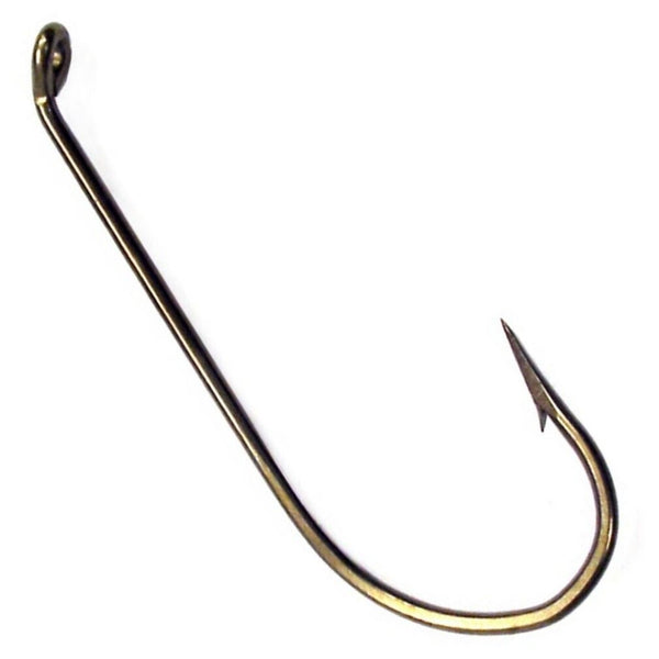 Bulk Box of 1000 Eagle Claw 6045B Bronze French Fishing Hooks