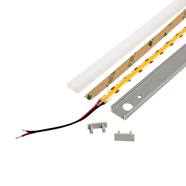 COAST RV Slim 12V 8mm LED Rope Light & Diffuser Cover - 900mm (BULK)