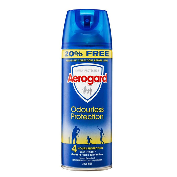 Aerogard 300g Adults/Kids 12m+ Odourless Insect Repellant Spray 4h Protection