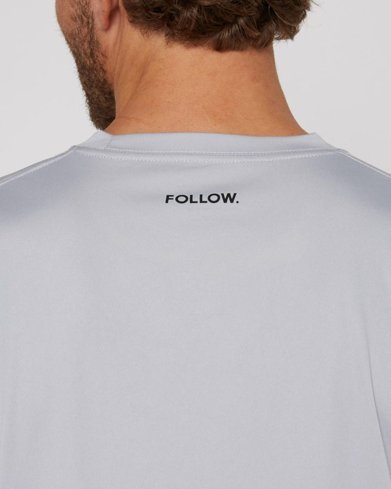 Follow Water Tee Grey
