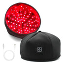 Infrared And Red Light Therapy Hair Growth Cap LED Treatment Helmet Black