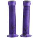Endzone Handlz Smoke Pattern Manoplas Bike Grips 147mm Purple Smoke