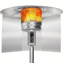 3 Panels Patio Heater Reflector Shield - Enhance Your Outdoor Heating Experience