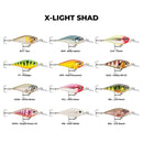 Rapala 4cm X-Light Shad 4g Floating Hard Body Fishing Lure