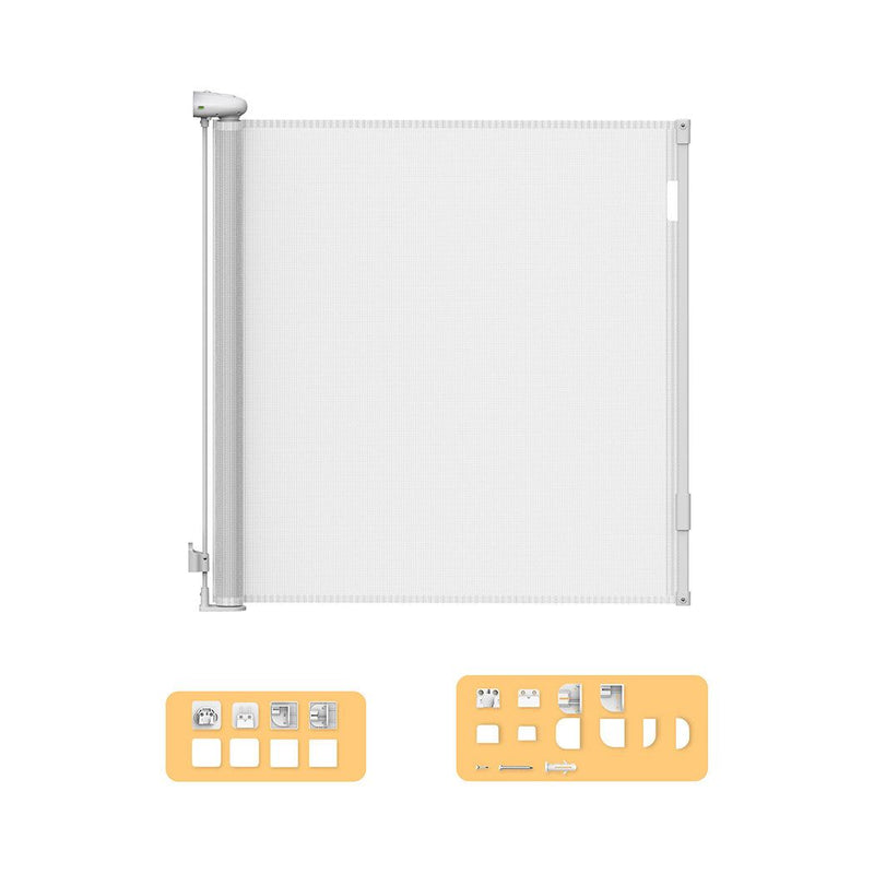 Bopeep Baby Safety Gates Adjustable Retractable Pet Dog Stair Doorways Guard 150