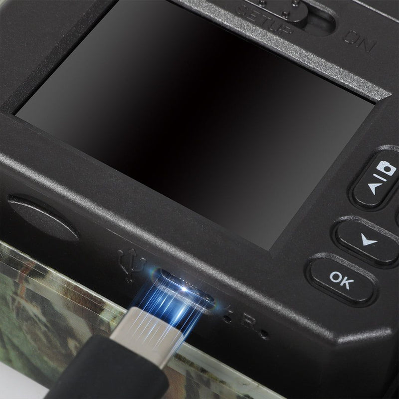 Kvenland Solar Hunting Camera 48mP 4K Wildlife Trail Game Cam 64GB Card Outdoor