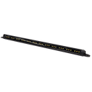 COAST RV Slimline 12V LED Awning Light | Dual Amber & White Light - Black 500mm x 23mm.