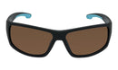 Ugly Fish PFR314 Polarised Floating Wrap Sunglasses -Matt Black Frame/Brown Lens