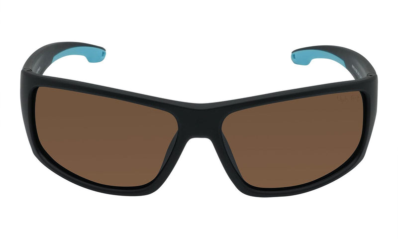 Ugly Fish PFR314 Polarised Floating Wrap Sunglasses -Matt Black Frame/Brown Lens
