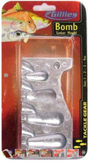 Gillies Small Bomb Sinker Mould Combo - Makes 4 Different Bomb Sinkers at a Time