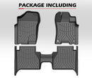 KIWI MASTER 3D TPE Floor Mats With Cup Holder for Nissan Navara NP300 D23 2015-Current