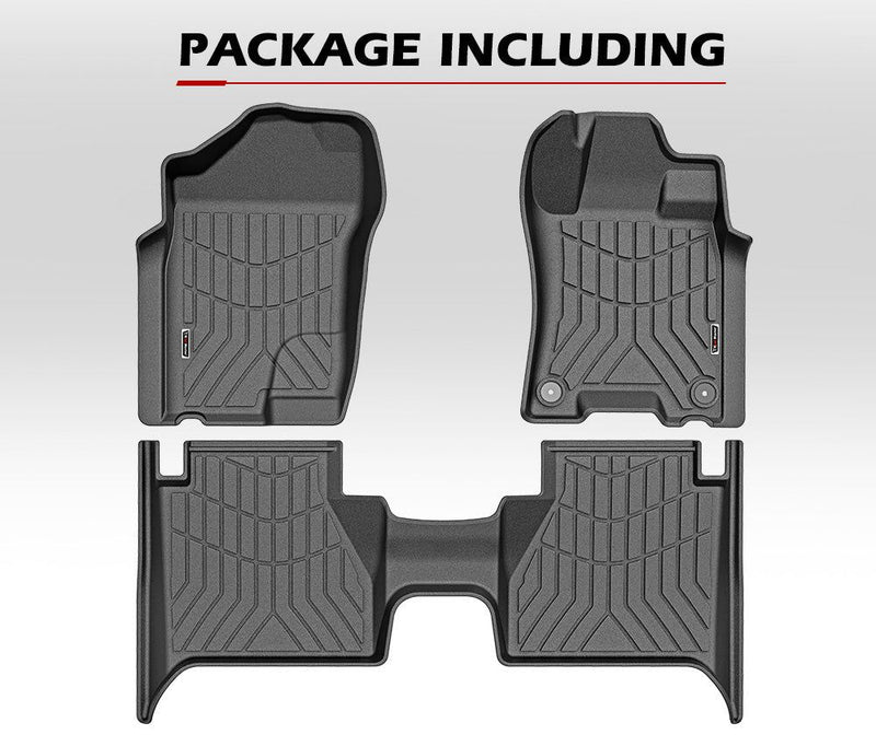 KIWI MASTER 3D TPE Floor Mats for Nissan Navara NP300 D23 2015-Current