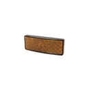 COAST RV 12-24V Low Profile LED Reflector - 100mm x 38mm - Amber