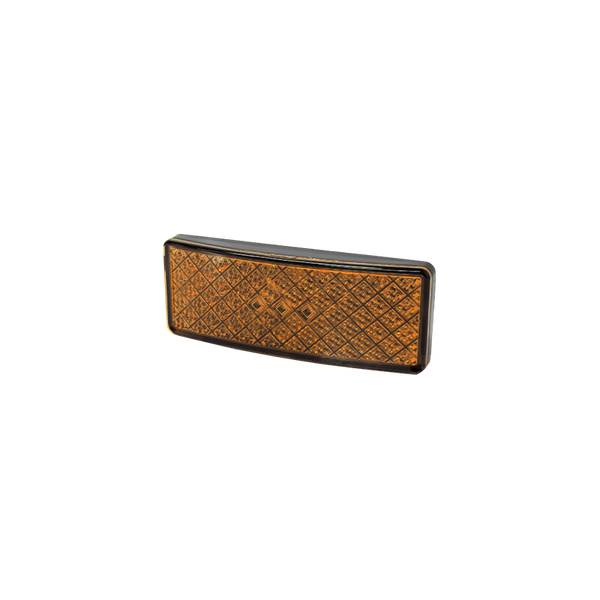 COAST RV 12-24V Low Profile LED Reflector - 100mm x 38mm - Amber