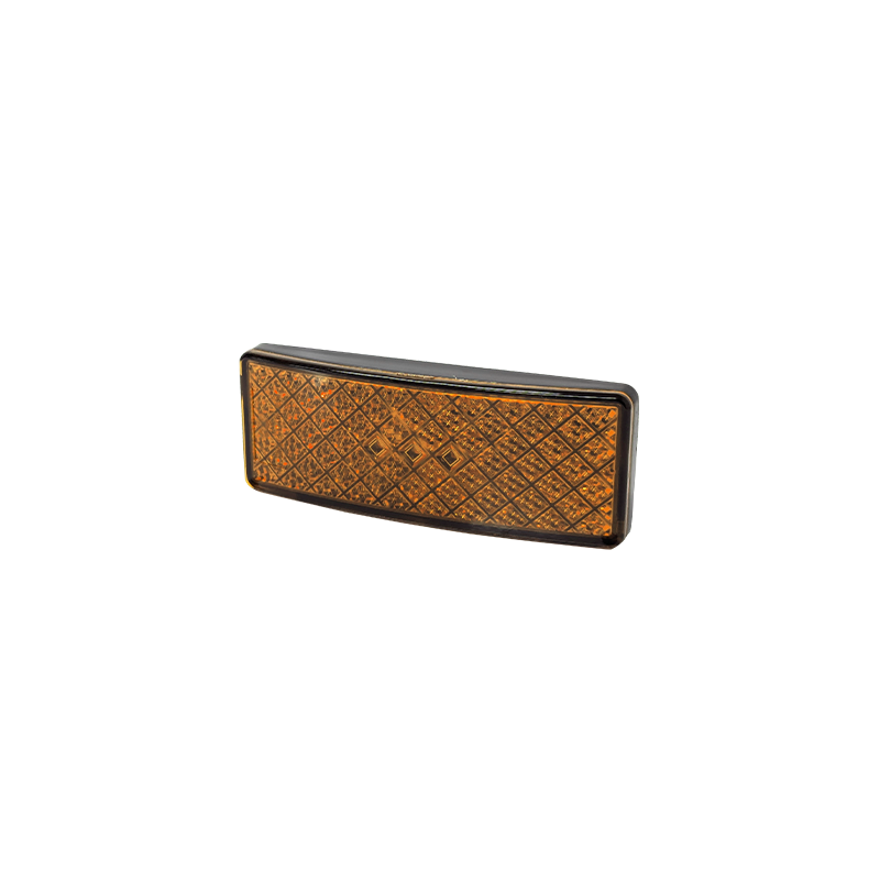 COAST RV 12-24V Low Profile LED Reflector - 100mm x 38mm - Amber