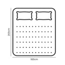 Dreamz King Pillowtop Mattress Topper Protector Bed Cover Pad Thickness 5cm