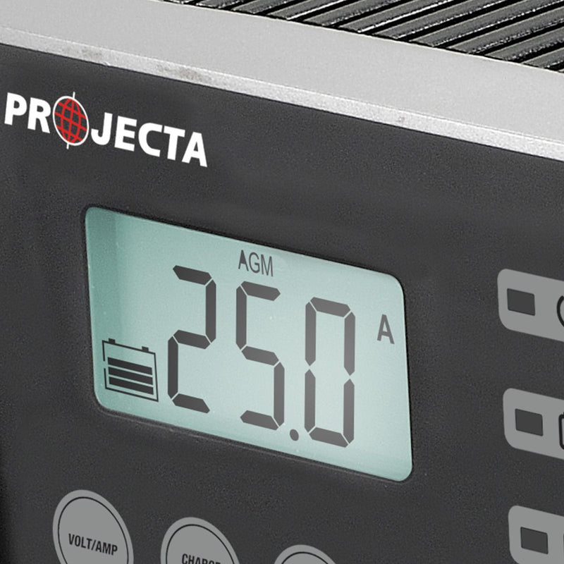 Projecta IC25RV 12V Automatic RV 25 Amp 7 Stage Battery Charger Multi Chemistry Lithium