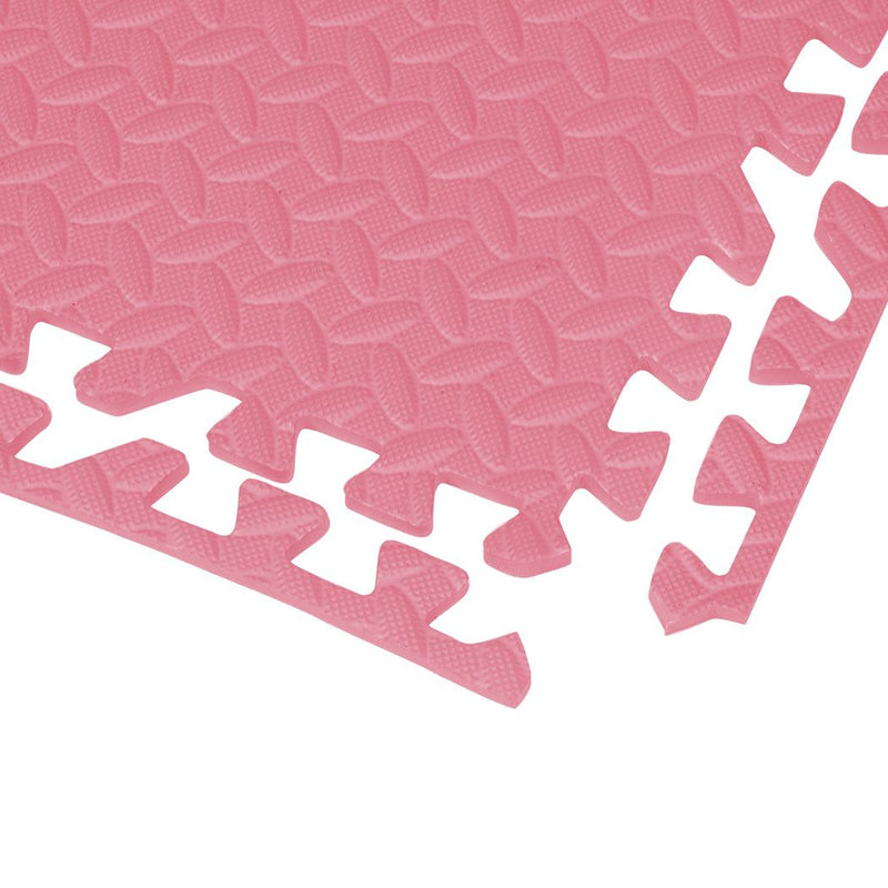Bopeep EVA Foam Kids Play Mat Floor Kid Crawling Interlocking Home Pink 60x60