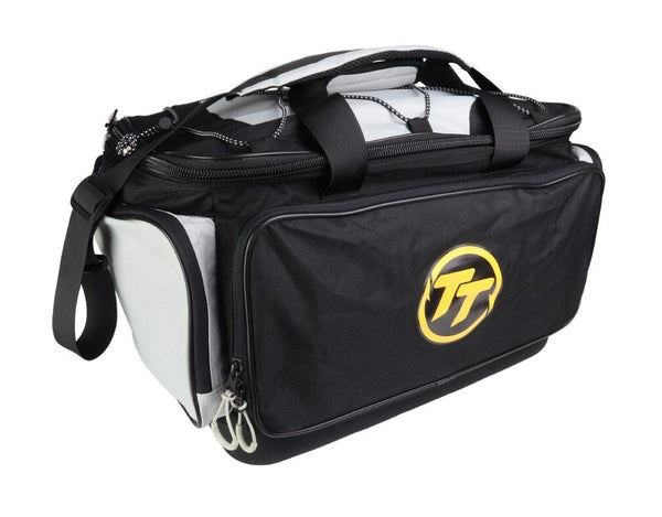 TT Fishing Large 36L Water Resistant Tackle Bag With Hard Plastic Base