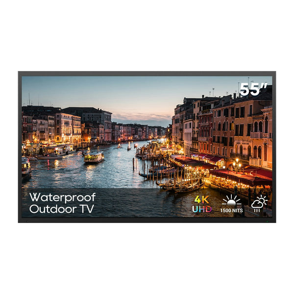 ENGLAON 55’’ 4K Outdoor SMART IP65 Waterproof LED TV for Full Sunshine Areas