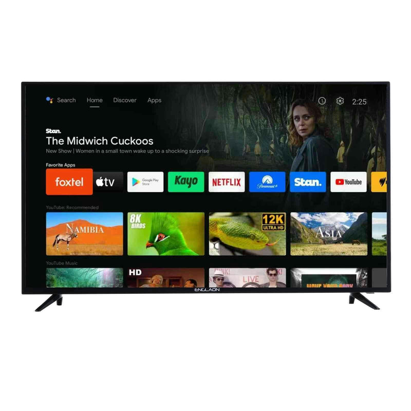 ENGLAON 40’’ Full HD Smart 12V TV With Built-in Chromecast and Bluetooth Android 11