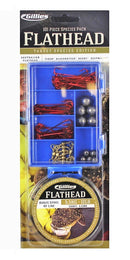 Gillies Flathead Tackle Pack-100 Pce Assorted Tackle Kit With 12lb Fishing Line