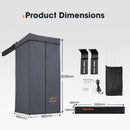 San Hima Shower Awning Fold-Out Instant Ensuite Tent Camping Change Room Toilet