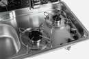 NCE CAN 2 Burner Gas Stove & Sink Left