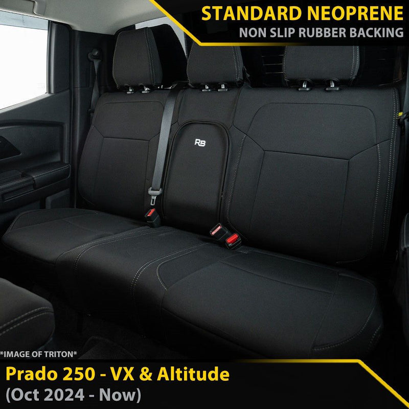 Toyota Prado 250 VX & Altitude GP4 Neoprene 2nd Row Seat Covers