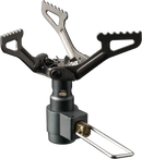 Titanium Mini Camping Gas Burner Silver