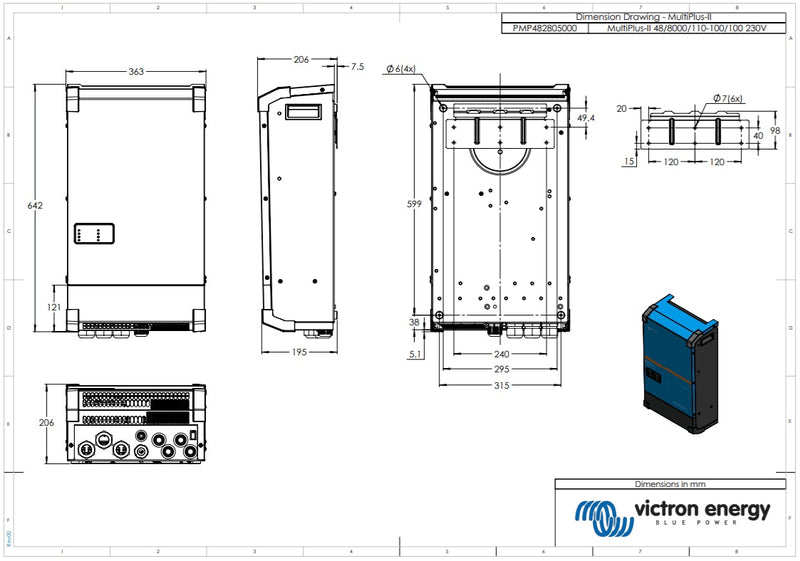 Victron 48V 10000VA MultiPlus-II 48/10000/140-100 Inverter/Charger