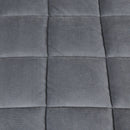 Dreamz Quilt Doona Comforter Blanket Velvet Winter Warm Queen Bedding Grey