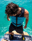 Follow Section Life Vest Black/teal