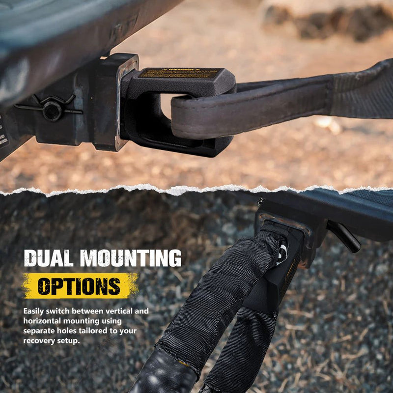 Bunker Indust 2" Recovery Hitch Receiver 10T Heavy Duty Tow Bar Off Road 4X4 4WD