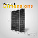 Exotronic 120W Horizon Fixed Solar Panel