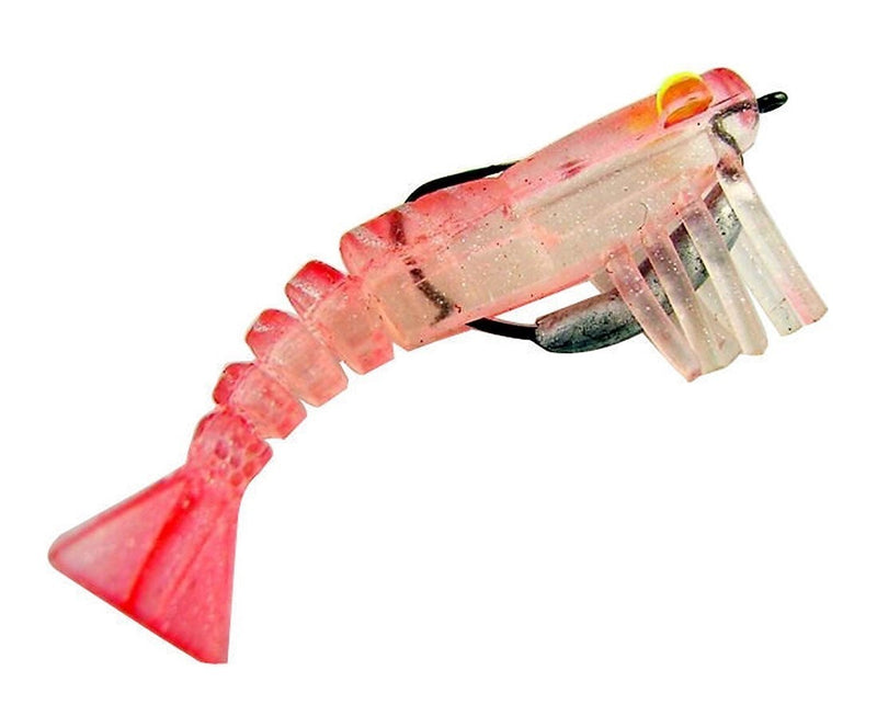 50mm Zerek Live Shrimp Pre Rigged Lumo Eyes Jointed Body Lure