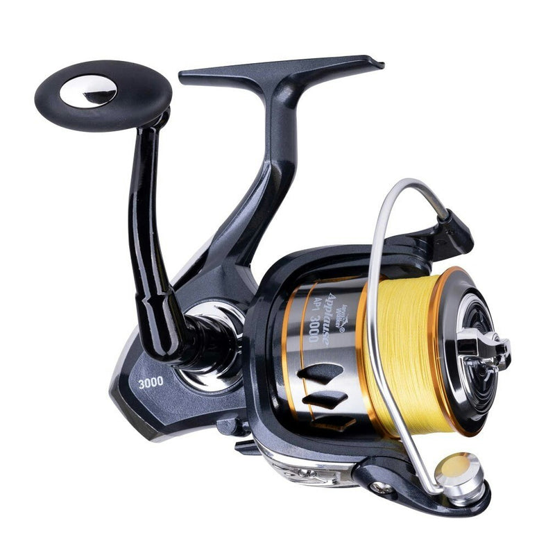 Jarvis Walker Applause 3000 Spin Reel Spooled with 8lb Braid - 4 Bearing Reel