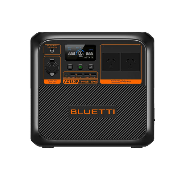 BLUETTI AC180P Solar Portable Power Station | 1,800W 1,440Wh