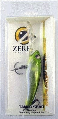 50mm Floating Zerek Tango Shad Fishing Lure - 4g - Diving Depth up to 1.6 Metres