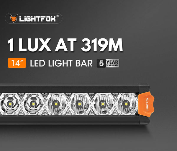 Vega Series 14inch Osram LED Light Bar 1Lux @ 319m 7,548 Lumens