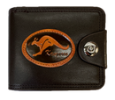 Australia Souvenir Kangaroo Wallet - Brown (Premium Faux Leather)