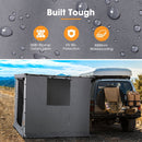 San Hima Car Side Awning 2x2.5m + Awning Tent Waterproof Portable SUV Camping Shade